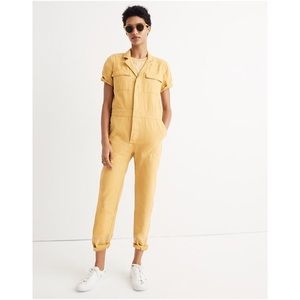 💛Madewell Short-Sleeve Coverall Jumpsuit💛